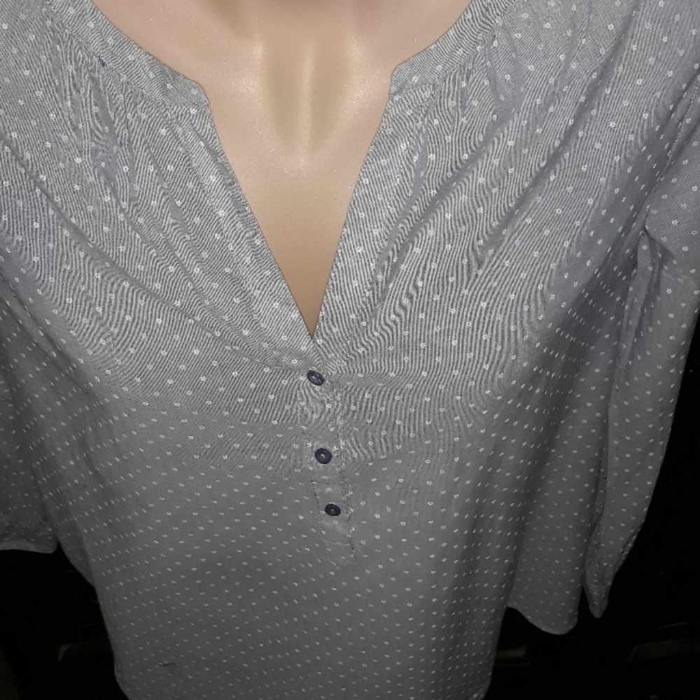 LOFT XL top pull over with buttons